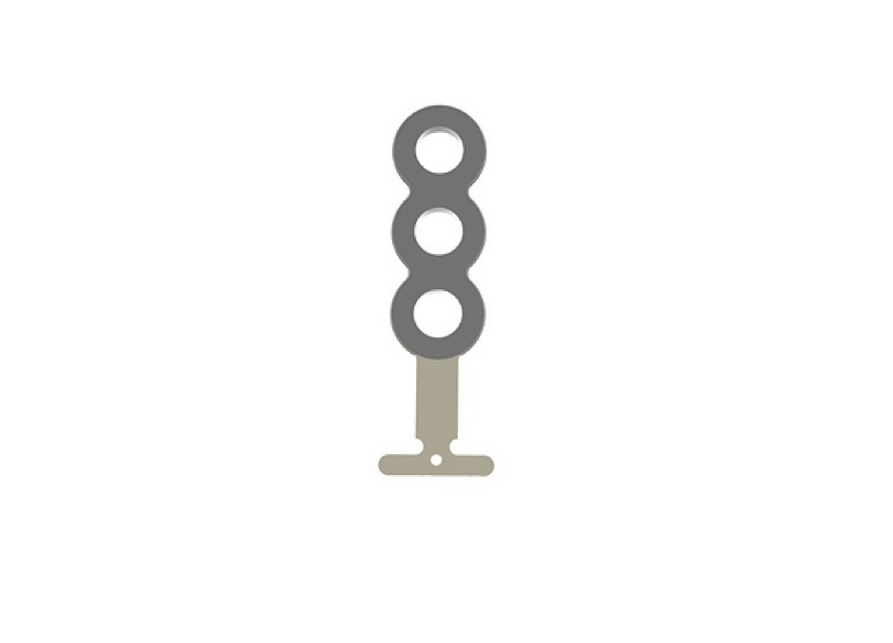 Mustad 7825 Double Hook - Nickel Finish, Size 3/0, 100-Pack